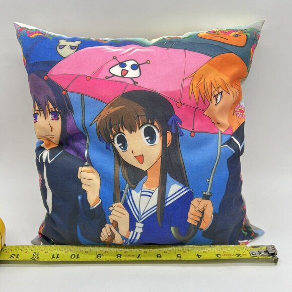 Funimation Fruits Basket Throw Pillow Anime Manga No Tags Rare - Picture 4 of 4